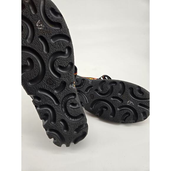 Kuna Prints Molas Art Shoes Vegan Mary Jane Flat Handcrafted Sz 36 US 5.5 - Picture 8 of 9